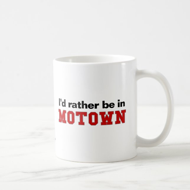 Jag skulle är ganska i Motown Kaffemugg (Höger)