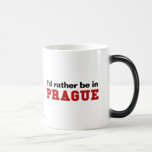 Jag skulle är ganska i Prague Magisk Mugg