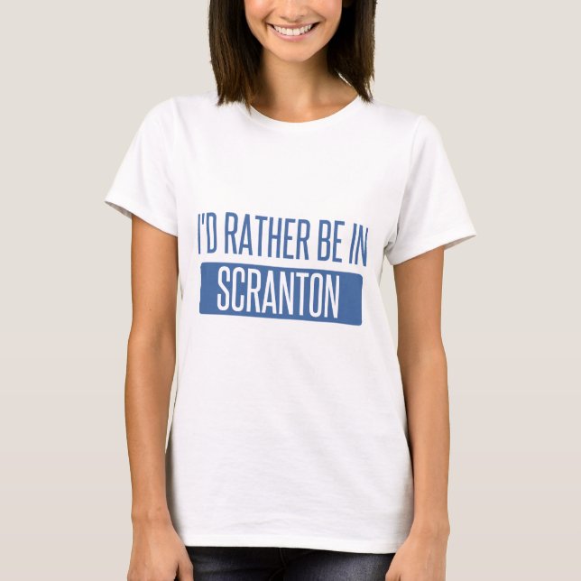Jag skulle är ganska i Scranton Tröja (Framsida)