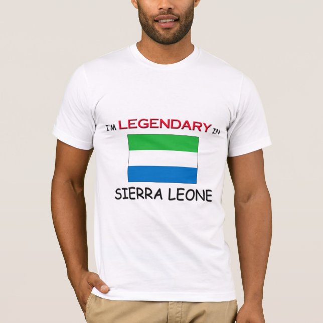 Jag skulle är ganska i SIERRA LEONE Tee (Framsida)