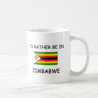 Jag skulle är ganska i Zimbabwe Kaffemugg