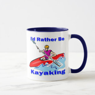 Jag skulle är ganska Kayaking 1 Mugg