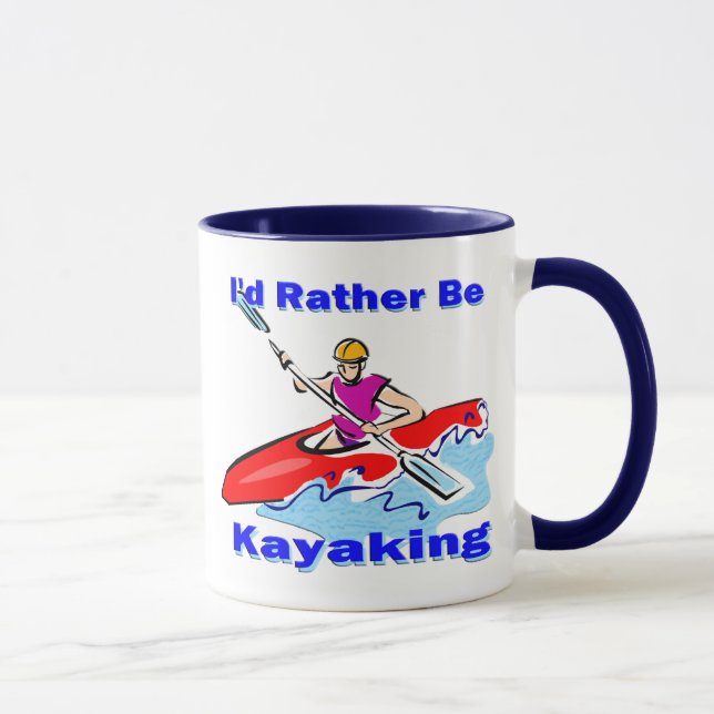 Jag skulle är ganska Kayaking 1 Mugg (Höger)