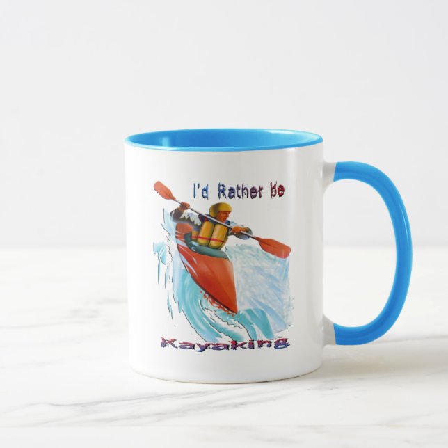 Jag skulle är ganska Kayaking 2 Mugg (Höger)