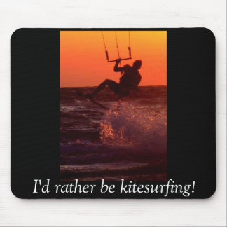 Jag skulle är ganska Kitesurfing Mousepad Musmatta