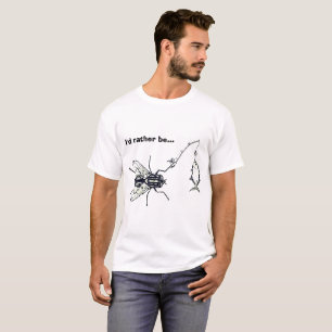 Jag skulle är ganska klipsk fishing. t shirt