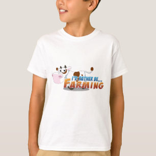 Jag skulle är ganska… lantbruk tee shirt