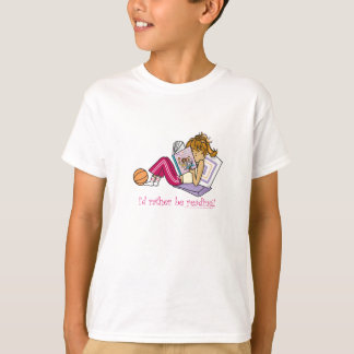 jag skulle är ganska läs- t shirt