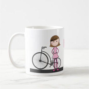 Jag skulle är ganska på min cykel! kaffemugg
