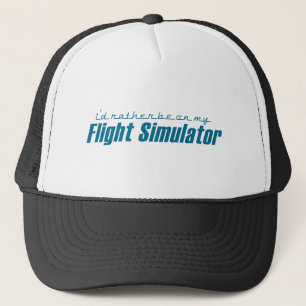 Jag skulle är ganska på min flygsimulator truckerkeps