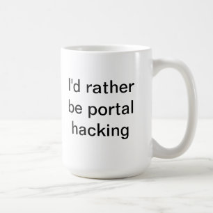 Jag skulle är ganska portaldataintrångmuggen kaffemugg