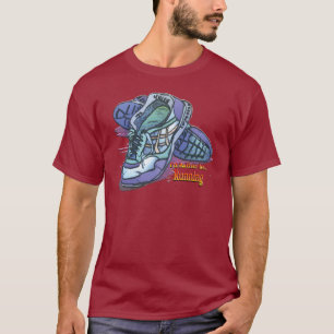 Jag skulle är ganska rinnande _-gymnastikskor tee