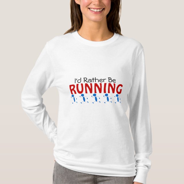 Jag skulle är ganska rinnande tee (Framsida)