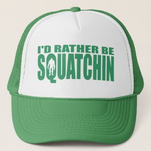Jag skulle ÄR GANSKA SQUATCHIN-HATTEN - att finna Truckerkeps