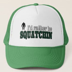 Jag skulle är ganska SQUATCHIN Truckerkeps