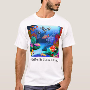 Jag skulle är ganska T-tröja för dykakorallreve Tröja