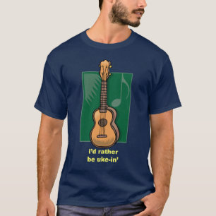 Jag skulle är ganska Uke-in T-shirt