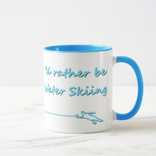 Jag skulle är ganska vattenskidåkningmuggen mugg