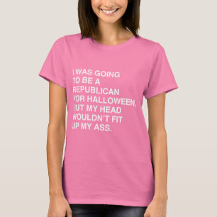 JAG SKULLE BLI EN REPUBLIK FÖR HALLOWEN T-SHIRT