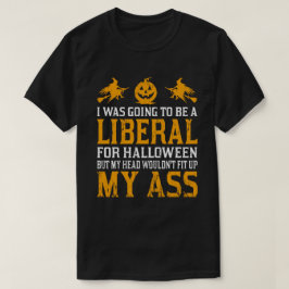 Jag skulle bli liberal för halloween lustigt t shirt