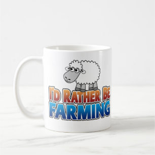 Jag skulle brukar ganska! (Virtuellt lantbruk) Kaffemugg