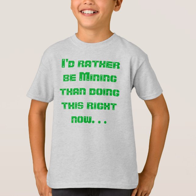 Jag skulle bryter ganska tee shirt (Framsida)