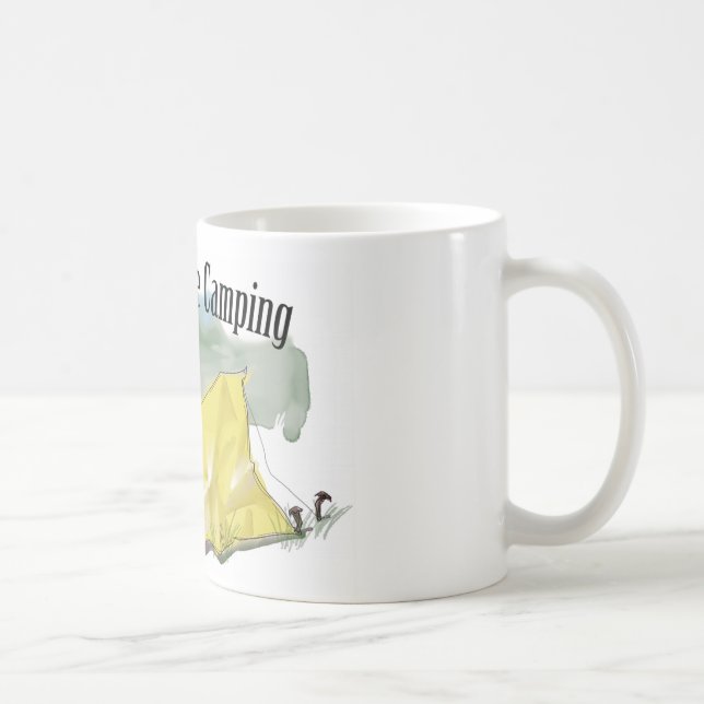 Jag skulle campar ganska muggen kaffemugg (Höger)