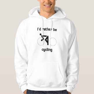 Jag skulle cyklar ganska tröja med luva