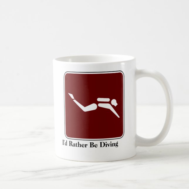 Jag skulle dyker ganska kaffemuggen kaffemugg (Höger)