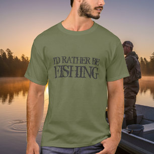 Jag skulle fiskar ganska utslagsplatsskjorta för t-shirt