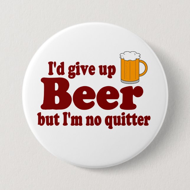 Jag skulle ger upp öl ......   men I-förmiddagen Knapp (Framsida)