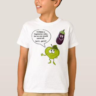 Jag Skulle Göra Ett Vegetariskt Skämt T Shirt