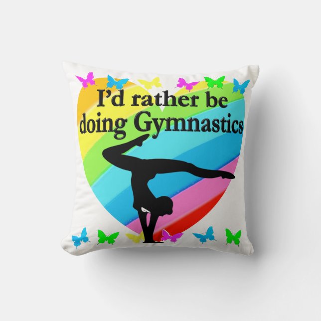 JAG SKULLE GÖRA GYMNASTIK KUDDE (Framsida)