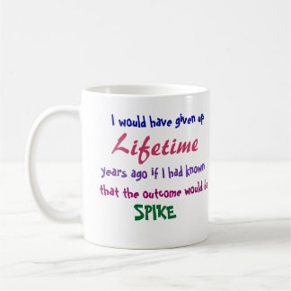 Jag skulle har givit mig upp, livstid, år sedan kaffemugg