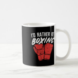 Jag skulle hellre boxa. kaffemugg