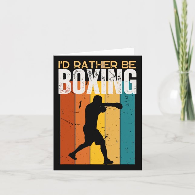 Jag skulle hellre boxing på en konstig Boxer Kort (Framsida)