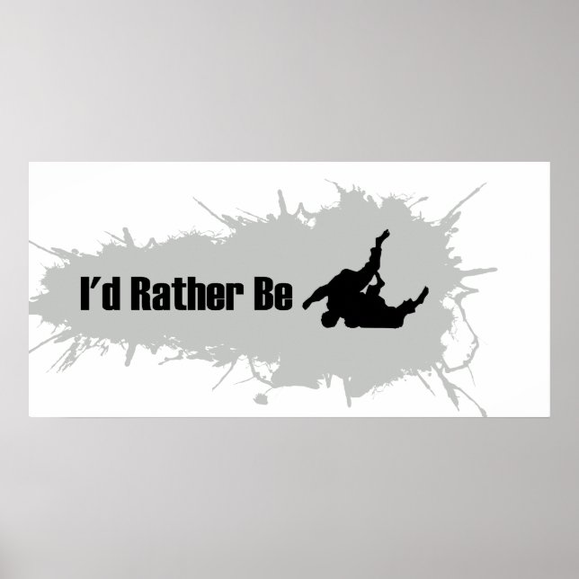 Jag skulle hellre brottas poster (Framsidan)