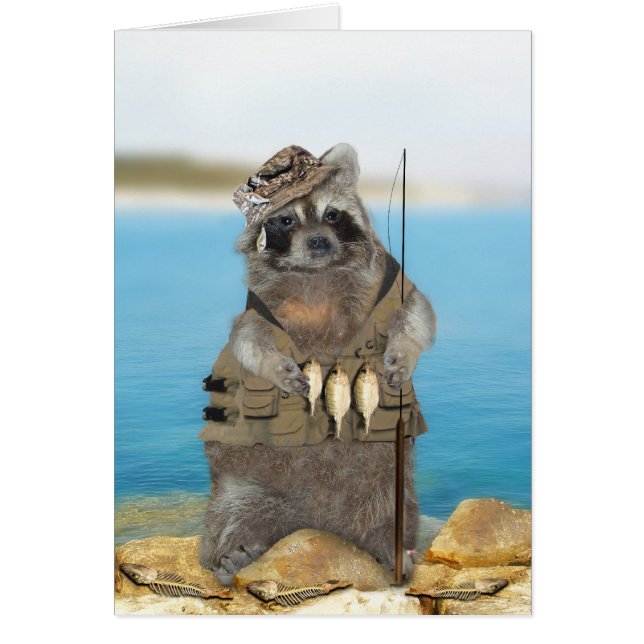 Jag skulle hellre fiska hälsningskort (Framsidan)