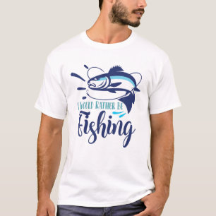 Jag skulle hellre fiska Lungfiskglasögon Fis T Shirt