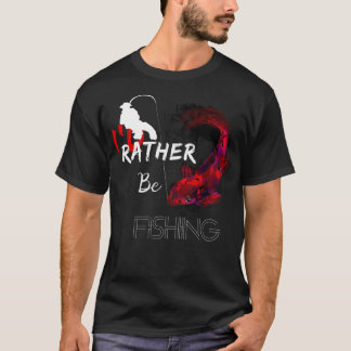 Jag skulle hellre fiska med den finne fiskaren Fis T Shirt