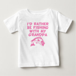 Jag skulle hellre fiska med min morfar tee shirt