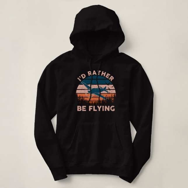 Jag skulle hellre flyga med en flygplansspil. t shirt (Design framsida)