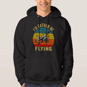 Jag skulle hellre flyga med flygplanet Pilot för V Hoodie