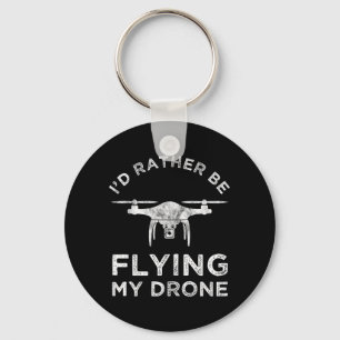Jag skulle hellre flyga min drake nyckelring