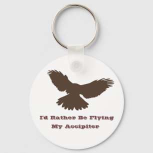Jag skulle hellre flyga nyckelring