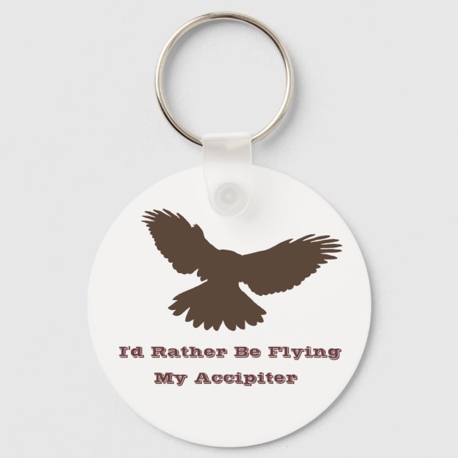 Jag skulle hellre flyga nyckelring (Framsida)