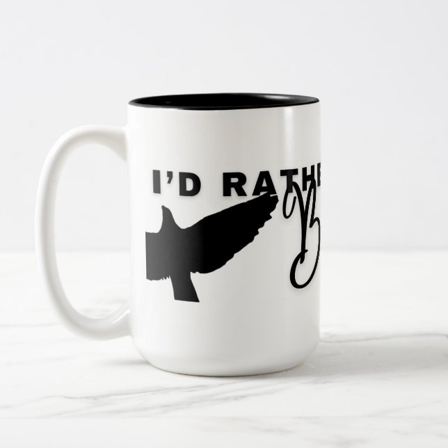 Jag skulle hellre föda kaffe Mugg (Vänster)