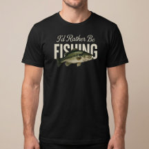 Jag Skulle Hellre Ha En Fisket-Shirt