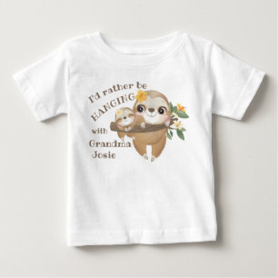 Jag skulle hellre hänga med min mormor   Seng T Shirt