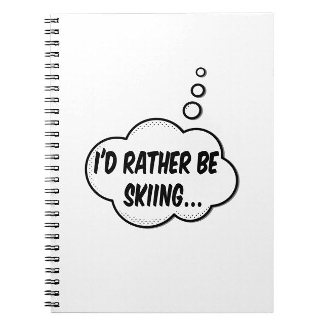 Jag skulle hellre hoppa. anteckningsbok (Framsidan)